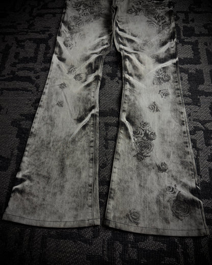 Tornado Mart Ash Rose Flared Jeans