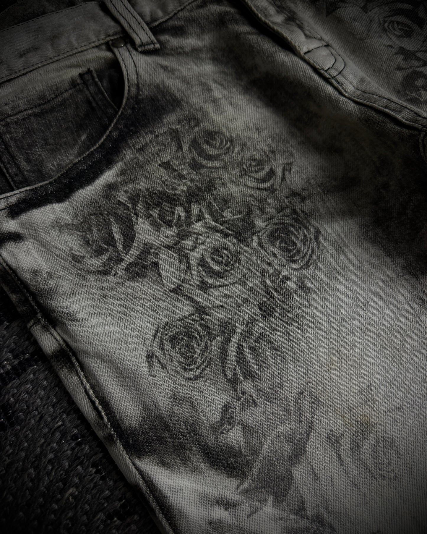 Tornado Mart Ash Rose Flared Jeans