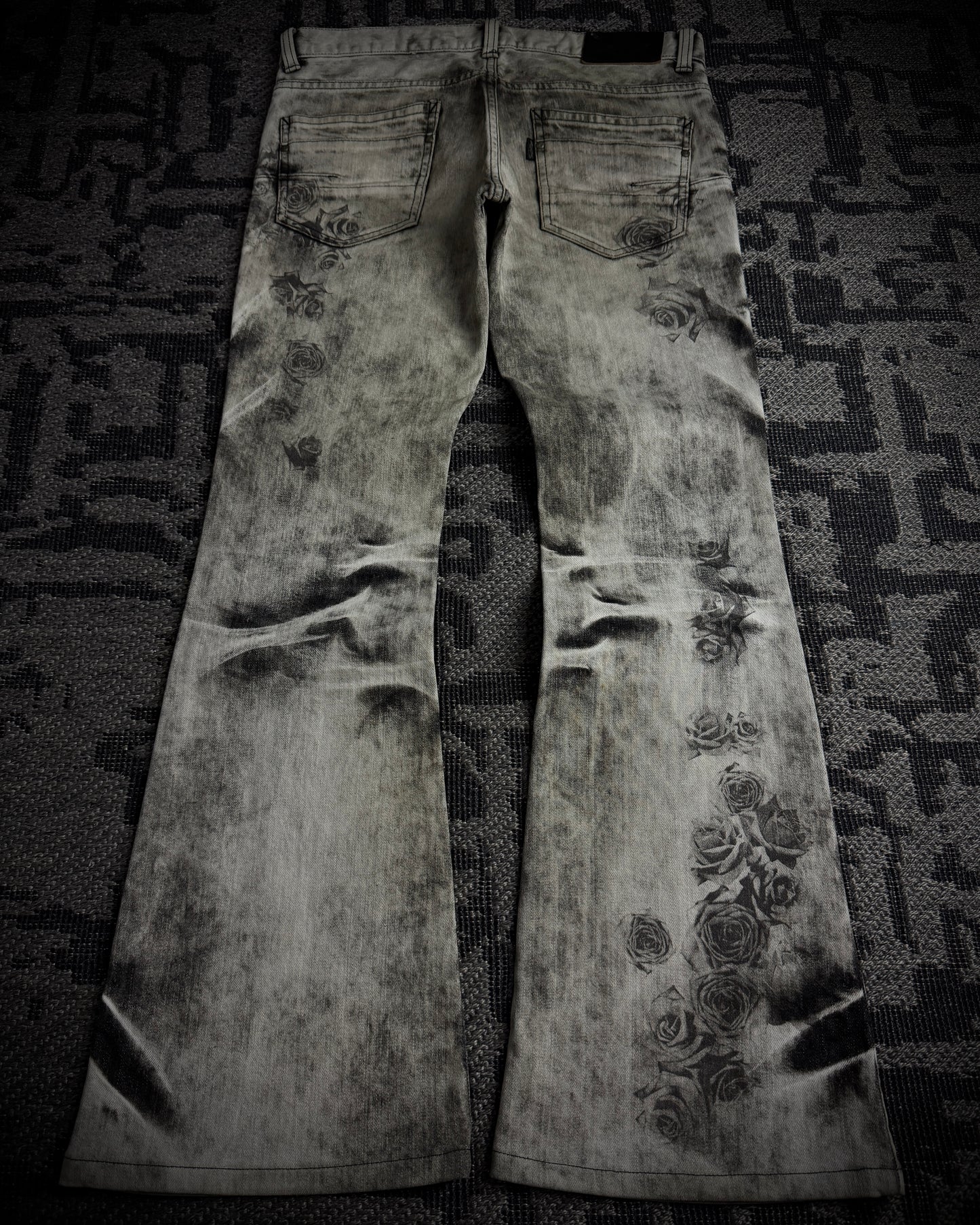 Tornado Mart Ash Rose Flared Jeans