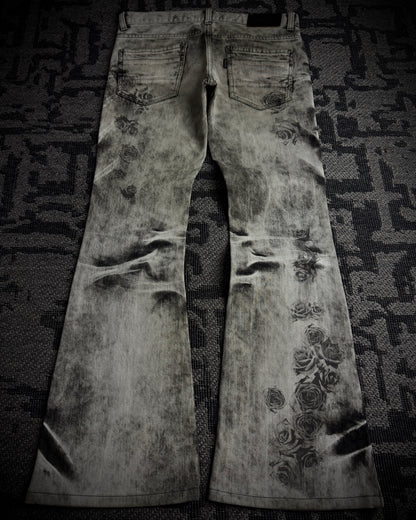 Tornado Mart Ash Rose Flared Jeans