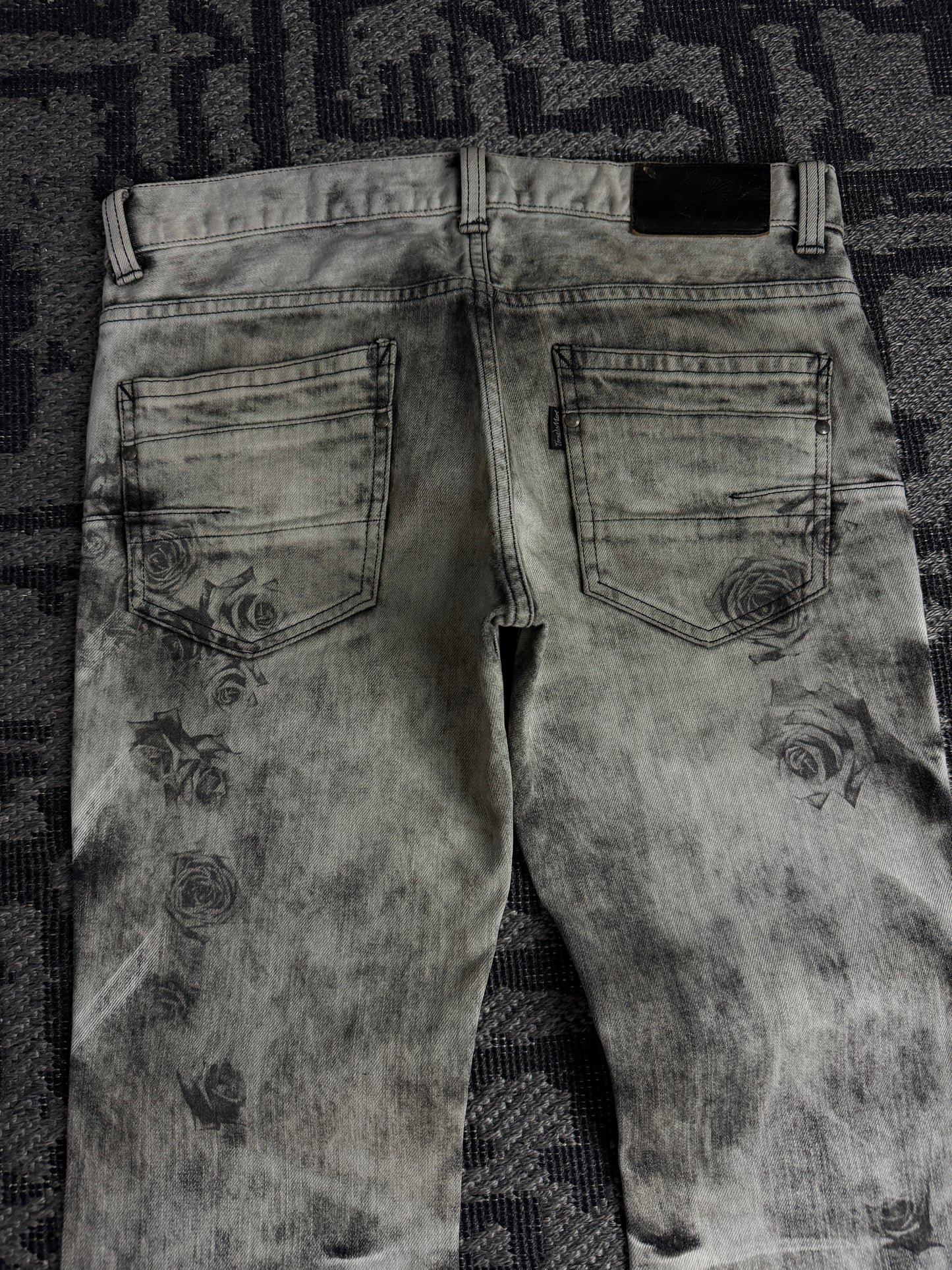 Tornado Mart Ash Rose Flared Jeans