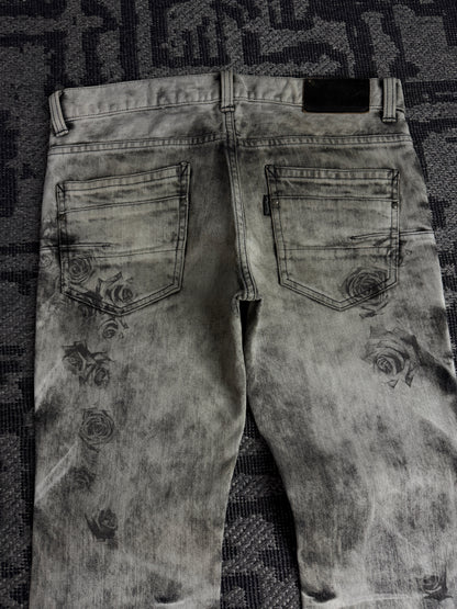 Tornado Mart Ash Rose Flared Jeans