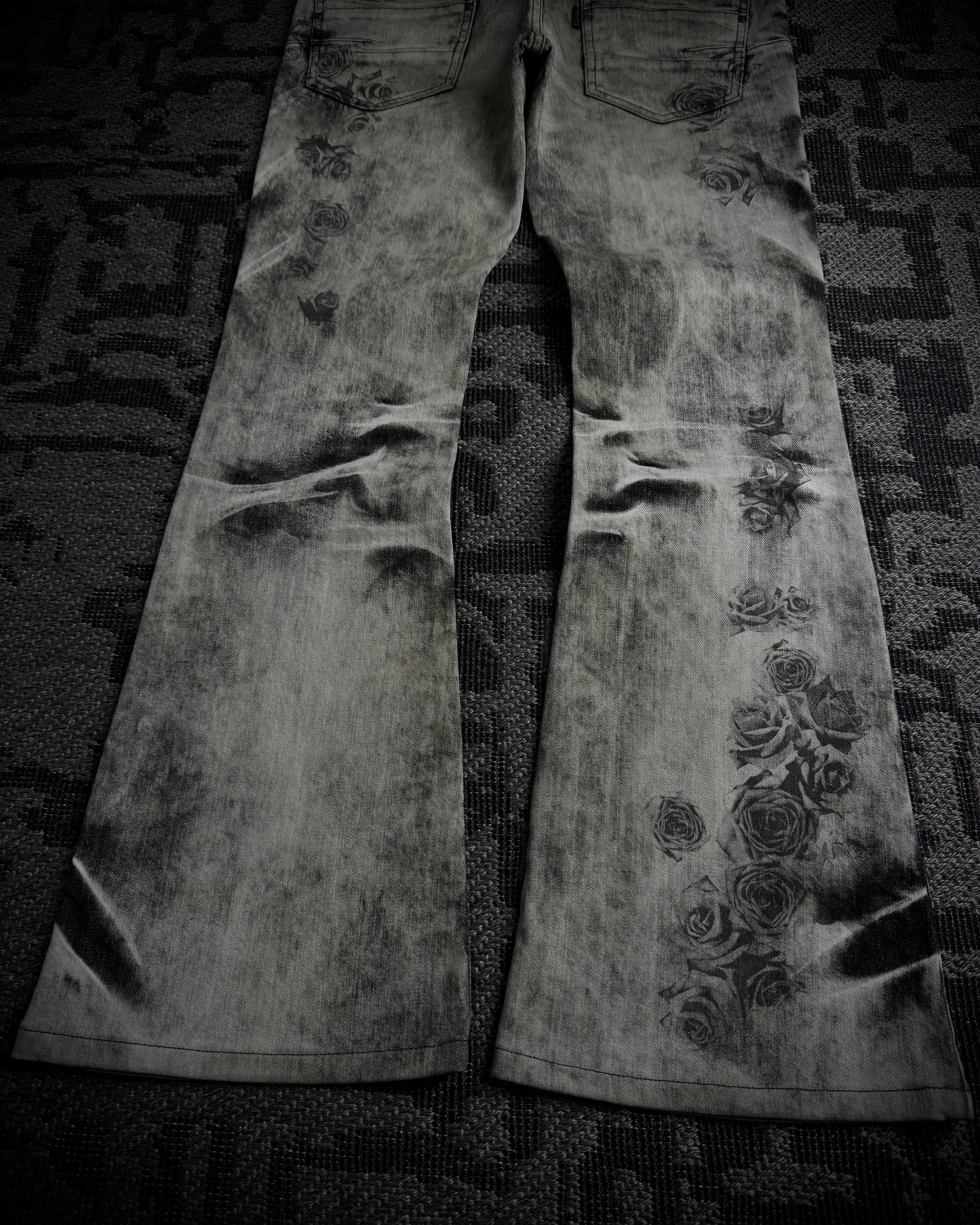 Tornado Mart Ash Rose Flared Jeans