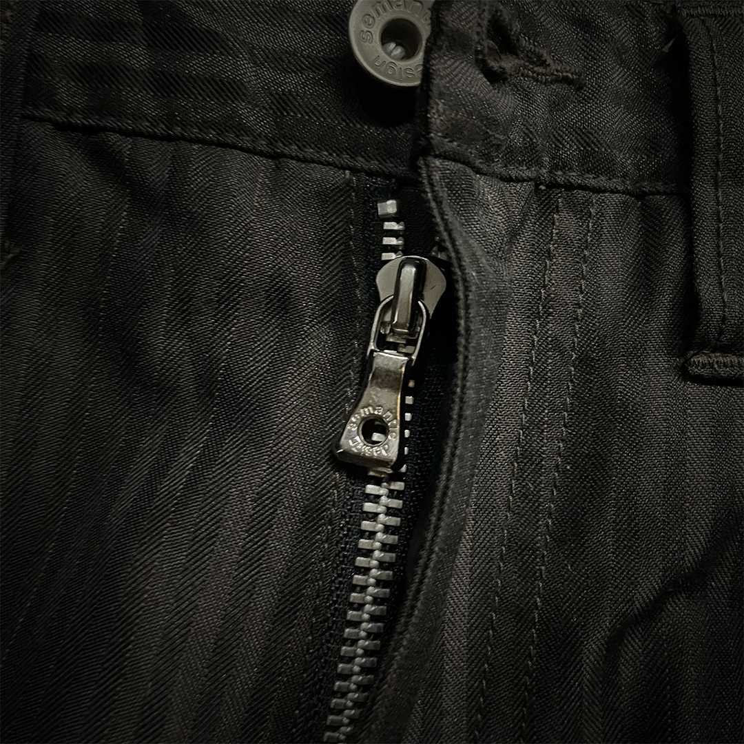 Semantic Design Flared Lace Up Boot Cut Pants