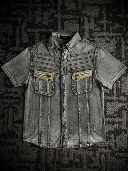 In the Attic Faded Distressed Shirt