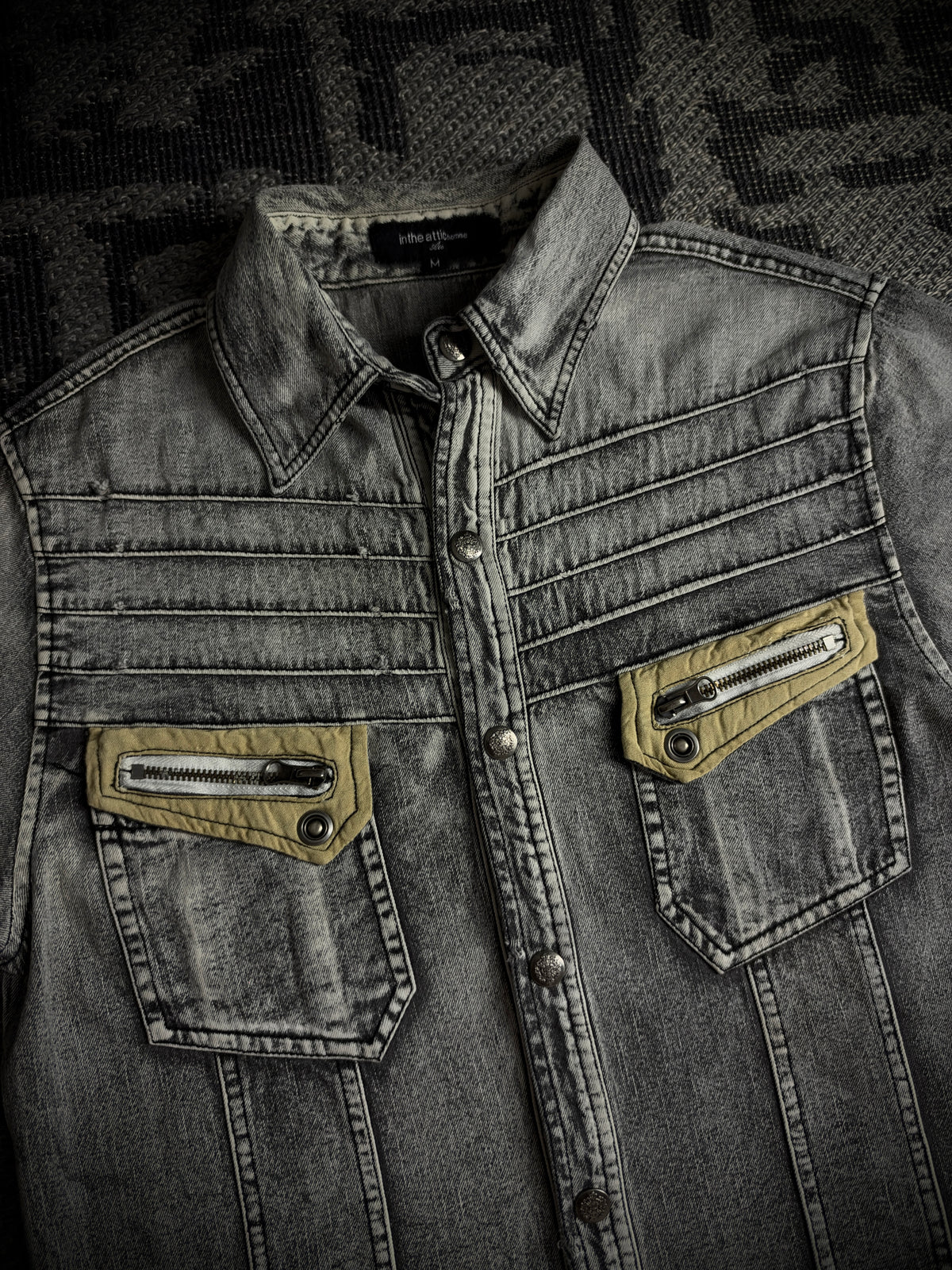 In the Attic Faded Distressed Shirt