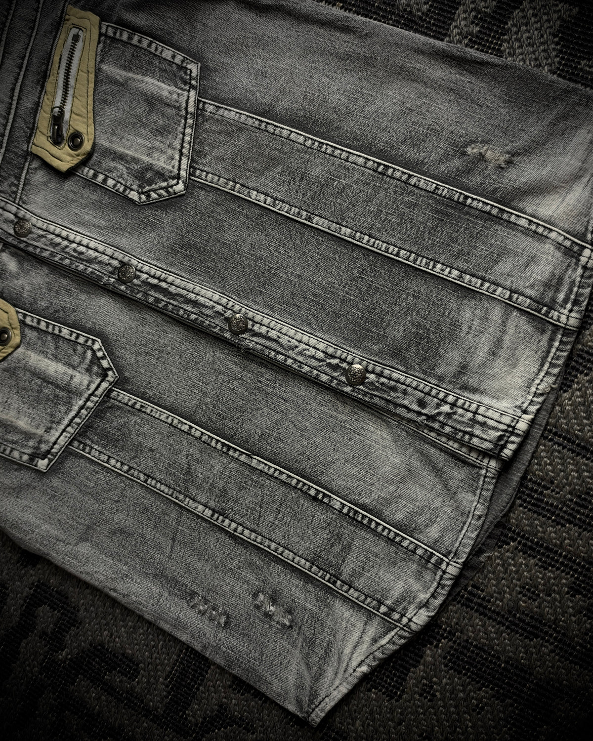 In the Attic Faded Distressed Shirt
