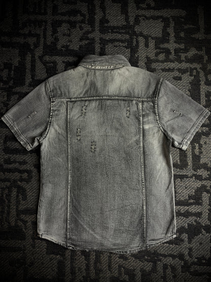 In the Attic Faded Distressed Shirt