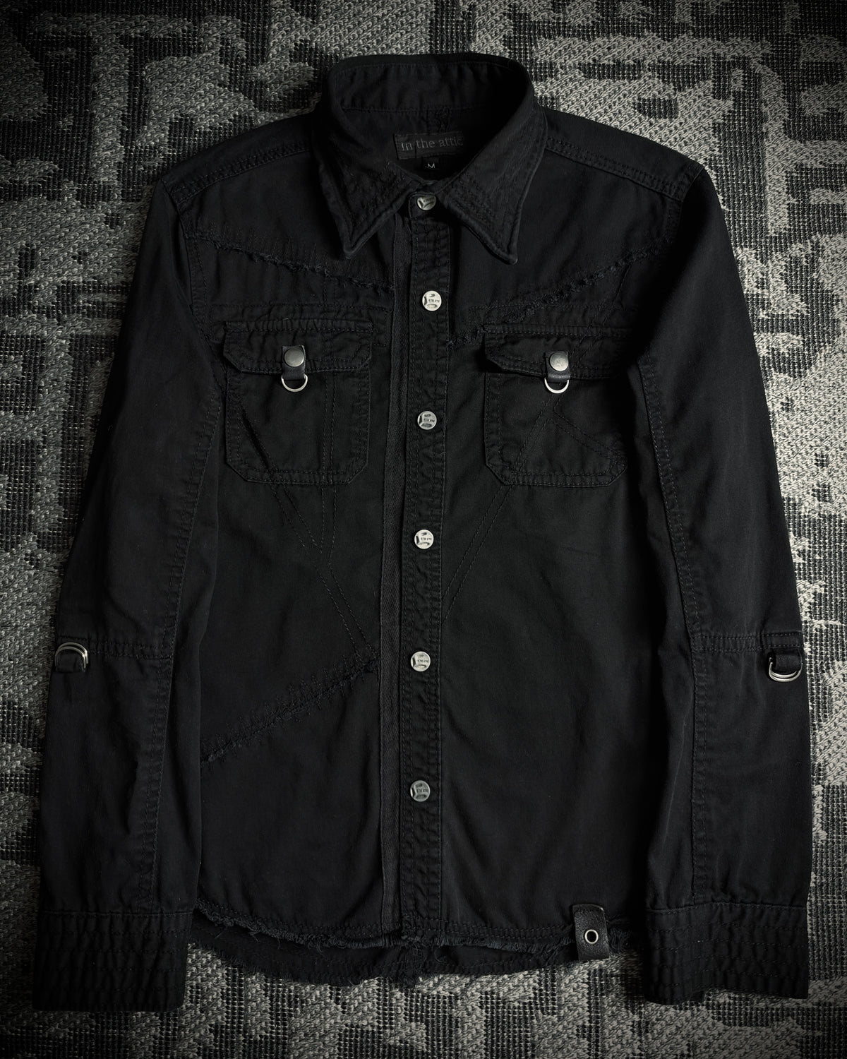 In The Attic Asymmetric Panel Shirt