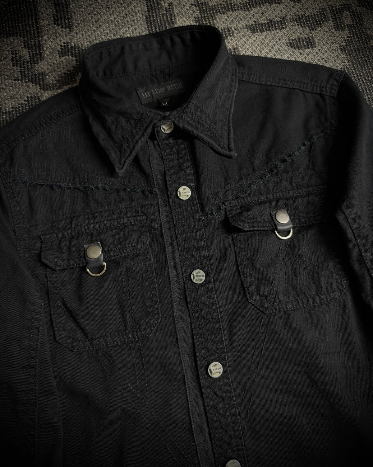 In The Attic Asymmetric Panel Shirt
