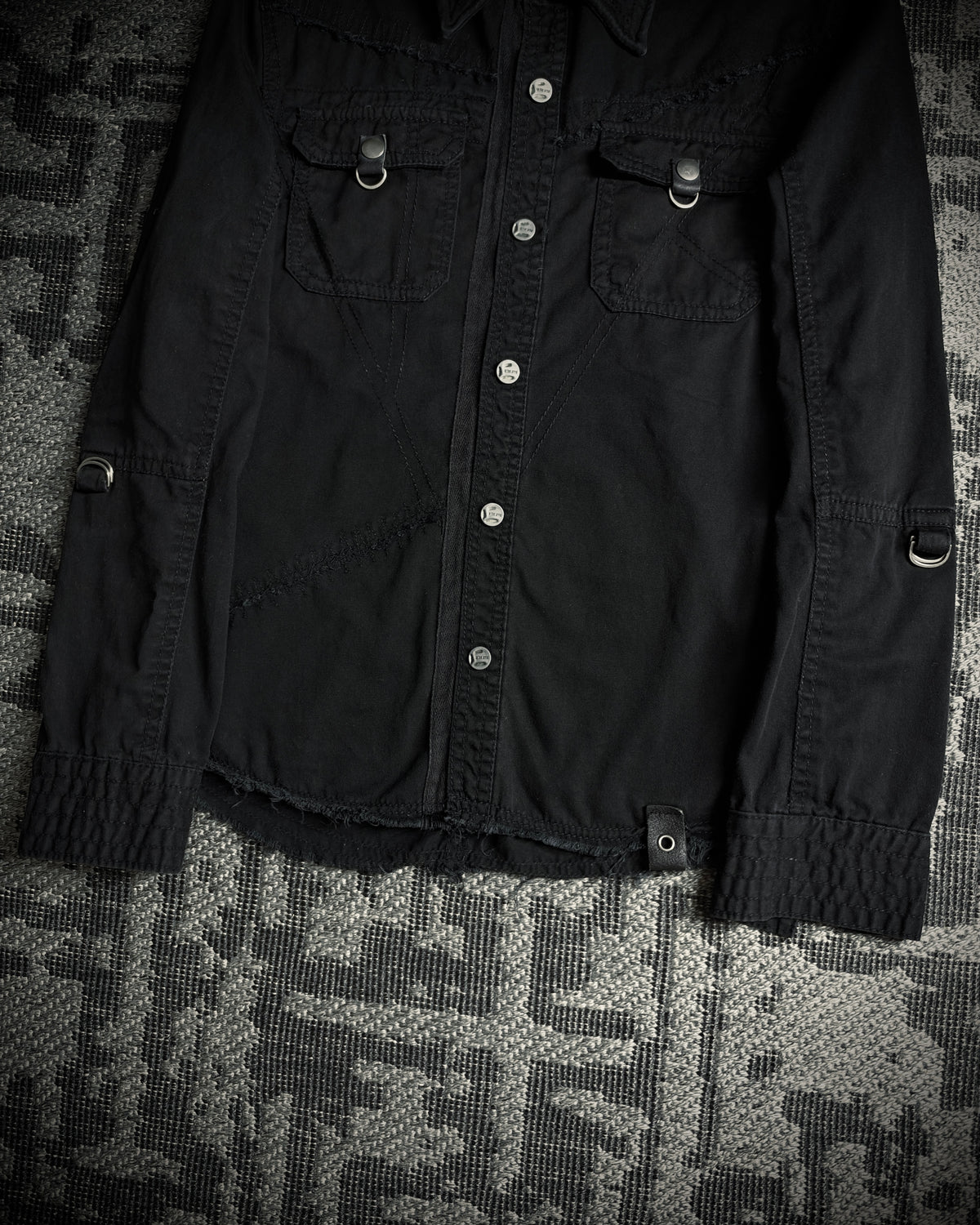 In The Attic Asymmetric Panel Shirt