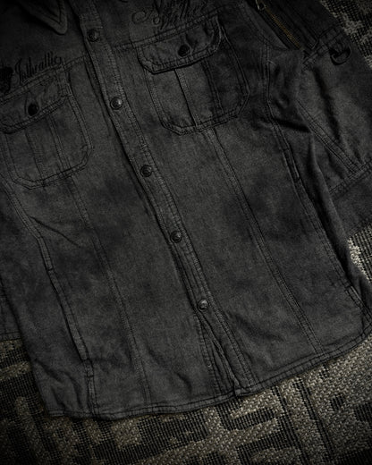 In The Attic Embroidered 3/4 Sleeve Shirt