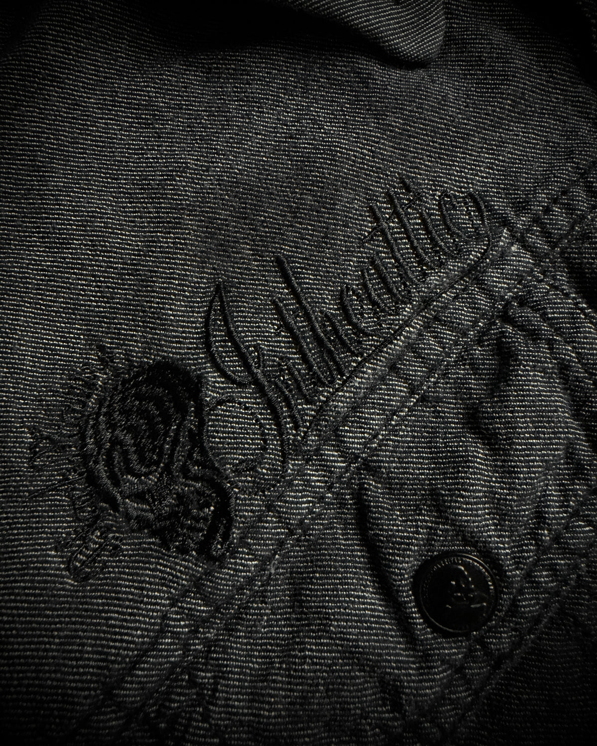 In The Attic Embroidered 3/4 Sleeve Shirt