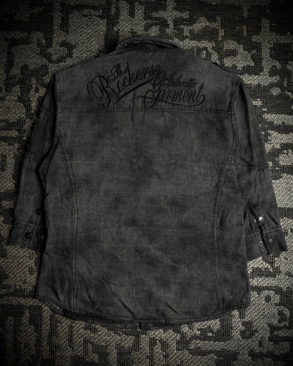 In The Attic Embroidered 3/4 Sleeve Shirt
