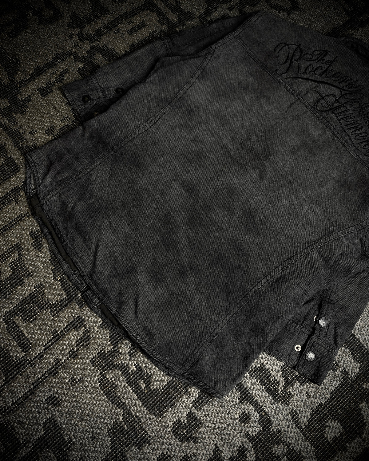 In The Attic Embroidered 3/4 Sleeve Shirt
