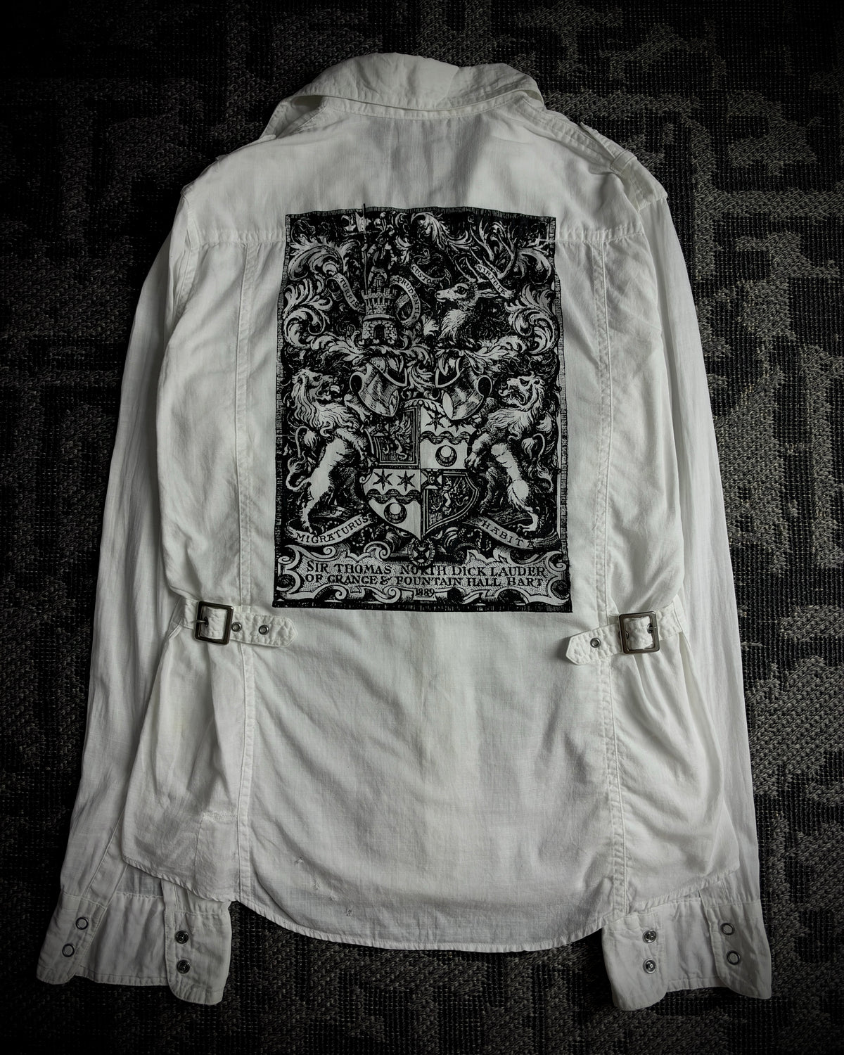 Tete Homme Heraldic Graphic Utility Shirt