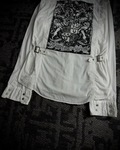 Tete Homme Heraldic Graphic Utility Shirt