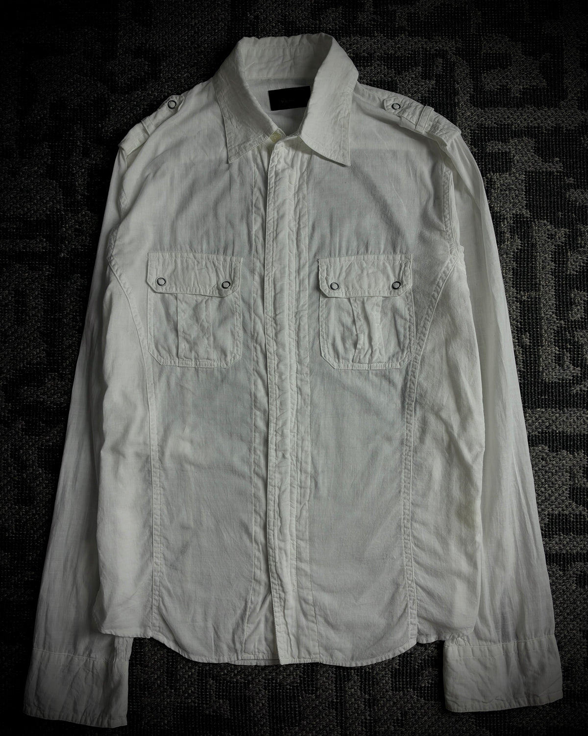 Tete Homme Heraldic Graphic Utility Shirt