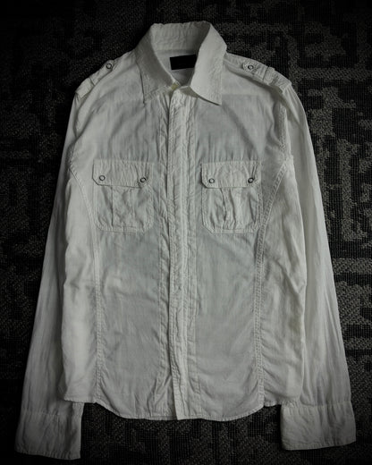 Tete Homme Heraldic Graphic Utility Shirt