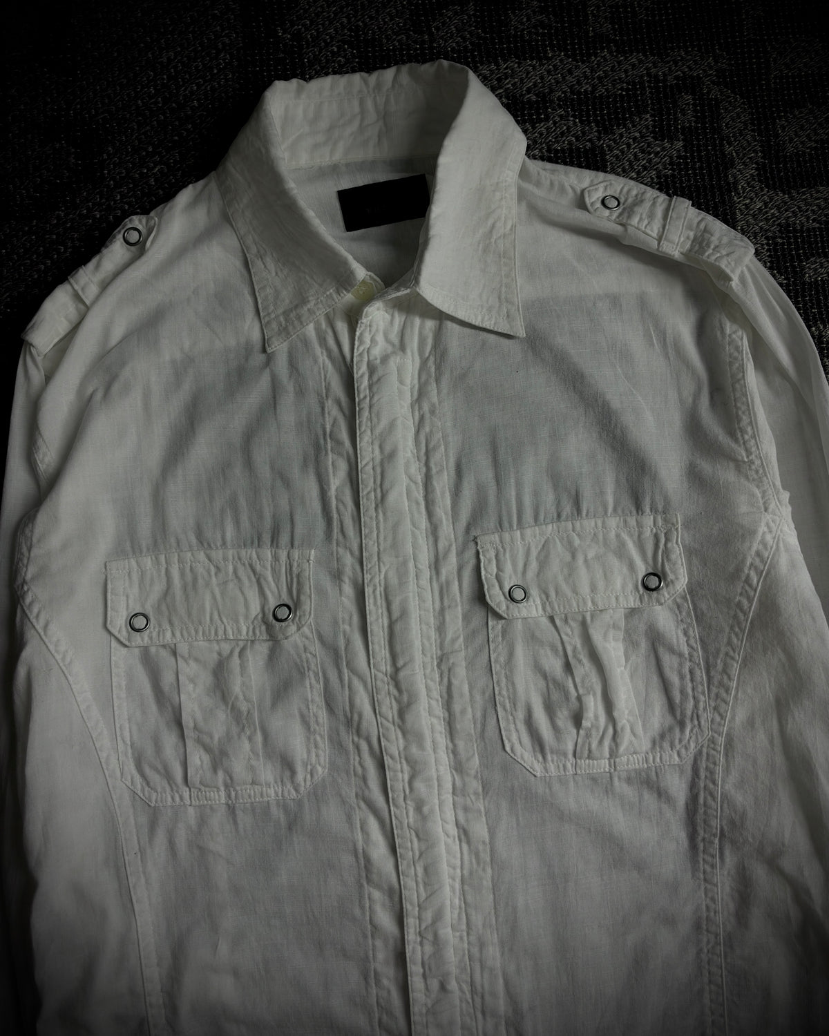 Tete Homme Heraldic Graphic Utility Shirt