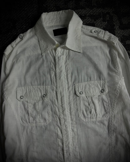 Tete Homme Heraldic Graphic Utility Shirt