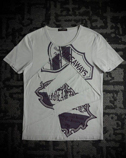HIDEAWAYS Panelled Graphic T-Shirt