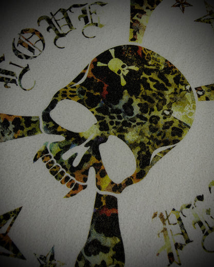 Roen Multicolor Leopard Skull T-Shirt
