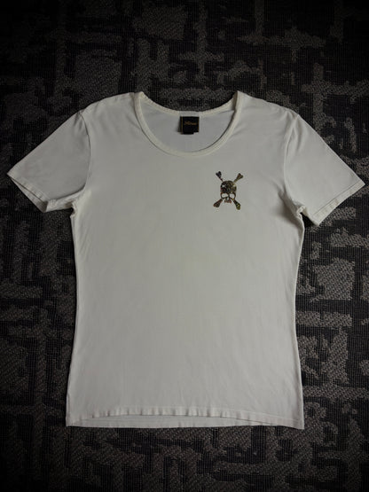 Roen Multicolor Leopard Skull T-Shirt