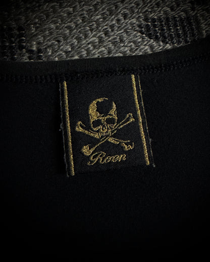 Roen Glitter Paisley Skull T-Shirt