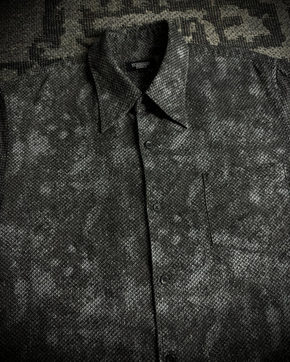 Tornado Mart Snake Pattern Short Sleeve Shirt