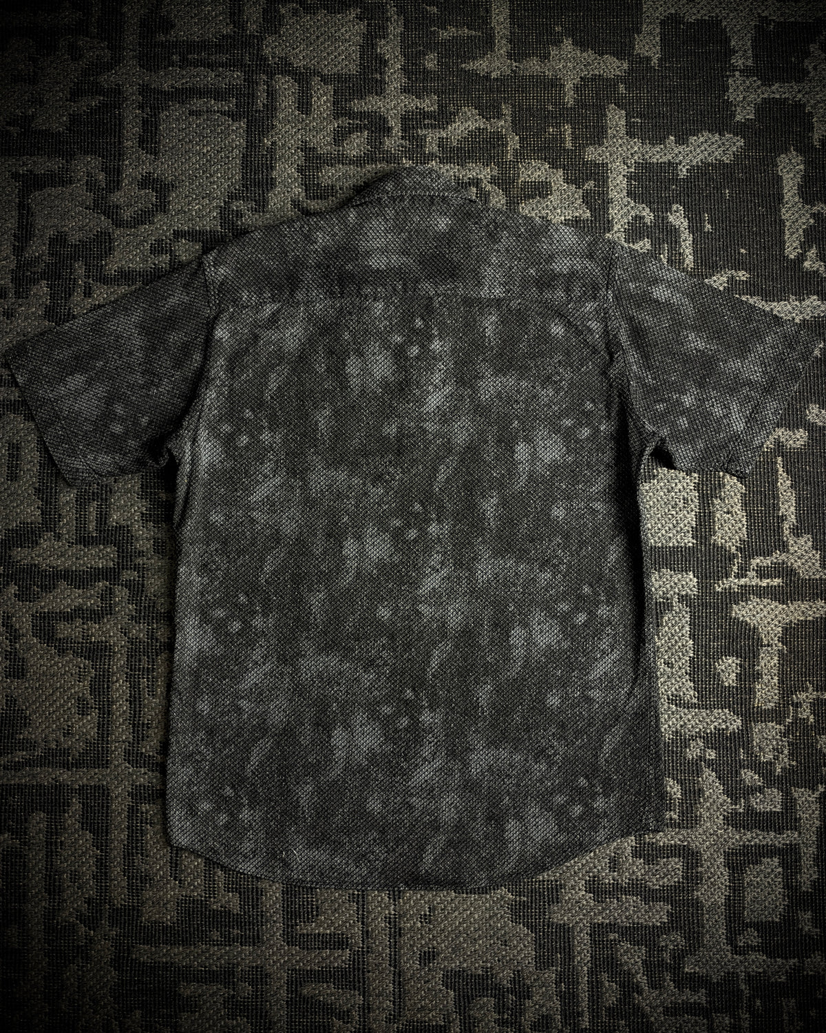 Tornado Mart Snake Pattern Short Sleeve Shirt