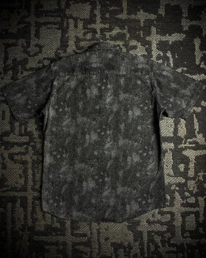 Tornado Mart Snake Pattern Short Sleeve Shirt