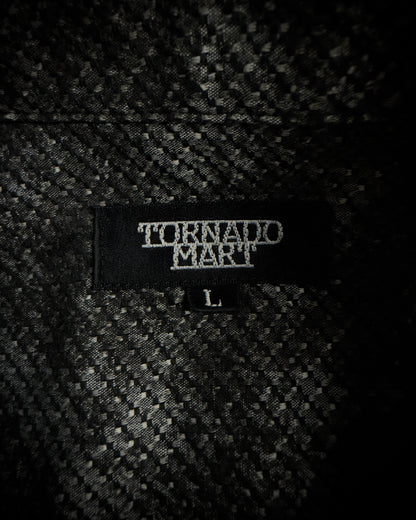 Tornado Mart Snake Pattern Short Sleeve Shirt