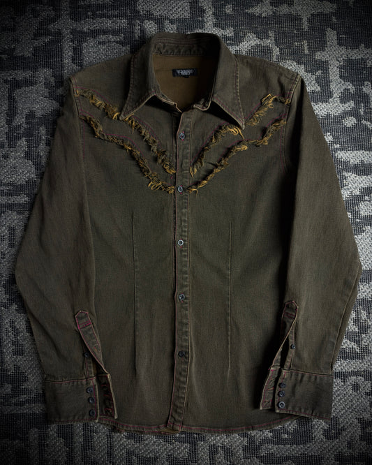 Tornado Mart Distressed Western Shirt