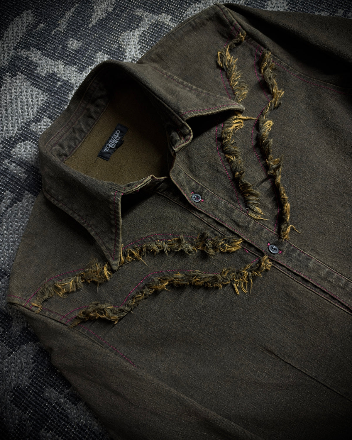 Tornado Mart Distressed Western Shirt
