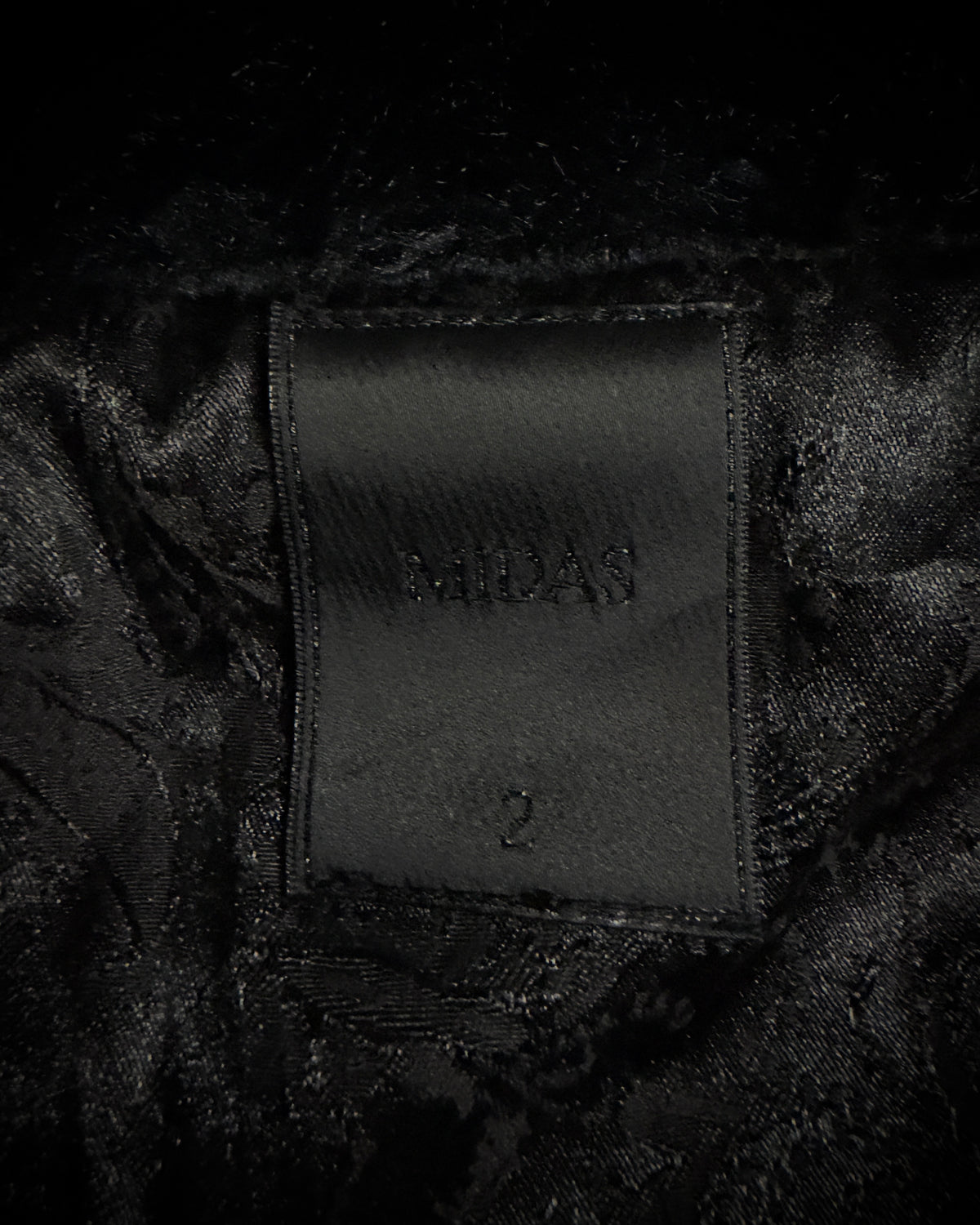 Midas Skull Embroidered Faux Fur Vest