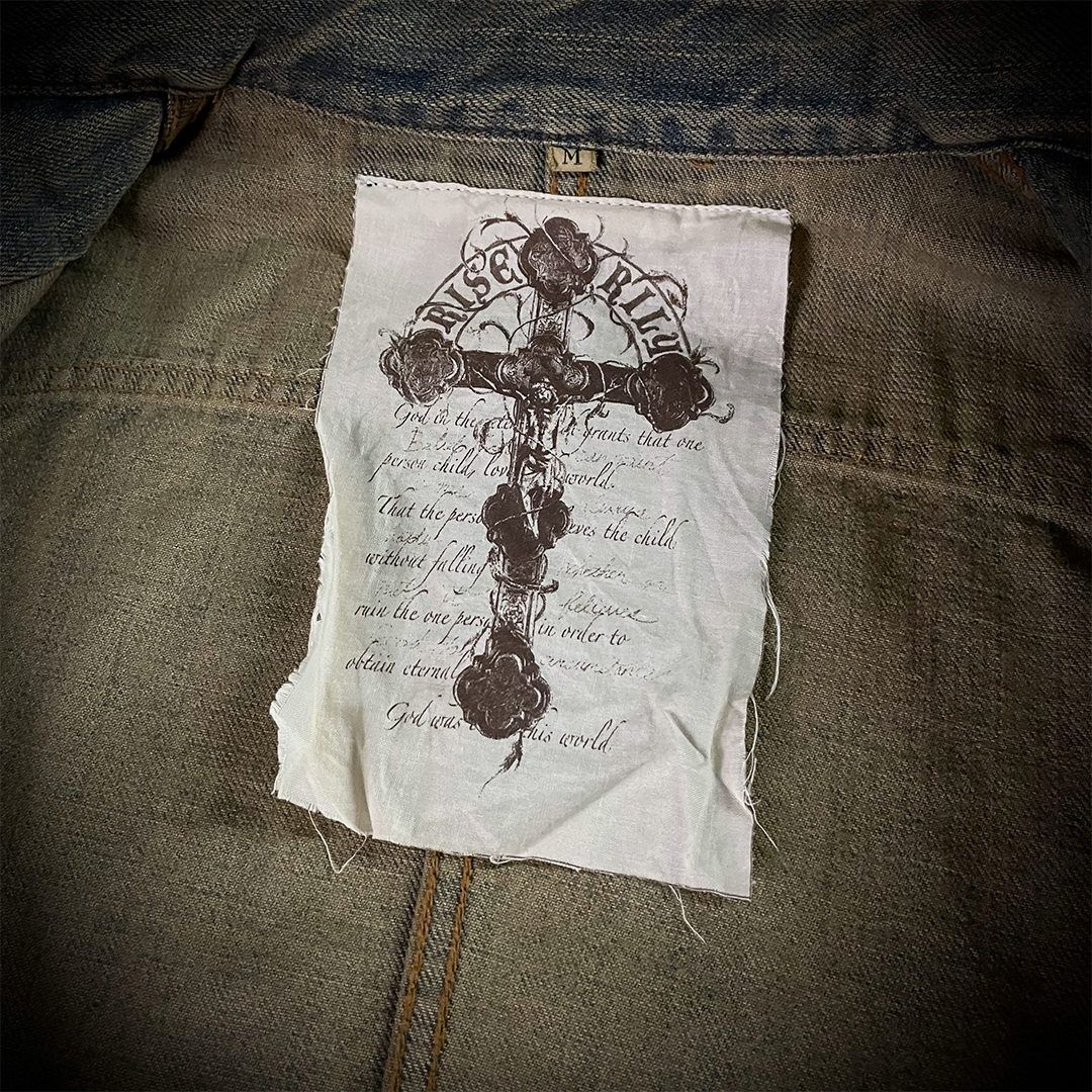 Rise Rily Japanese Skull Zipper Jeans Jacket