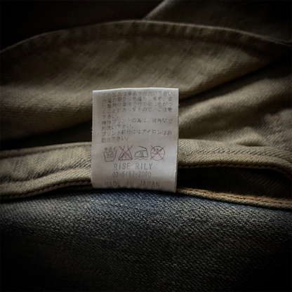 Rise Rily Japanese Skull Zipper Jeans Jacket