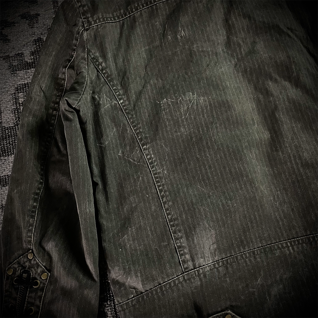 Spinalh Lace Up Fur Jacket