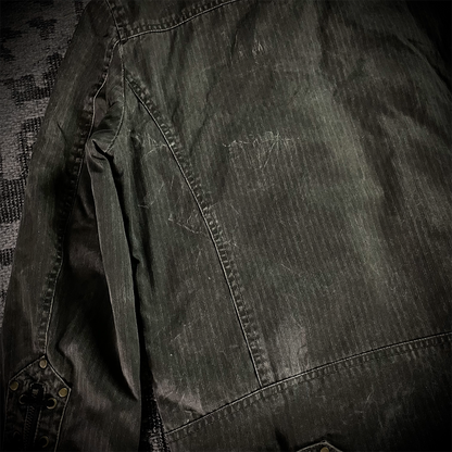 Spinalh Lace Up Fur Jacket