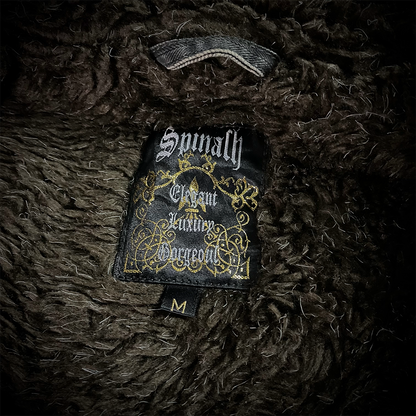 Spinalh Lace Up Fur Jacket