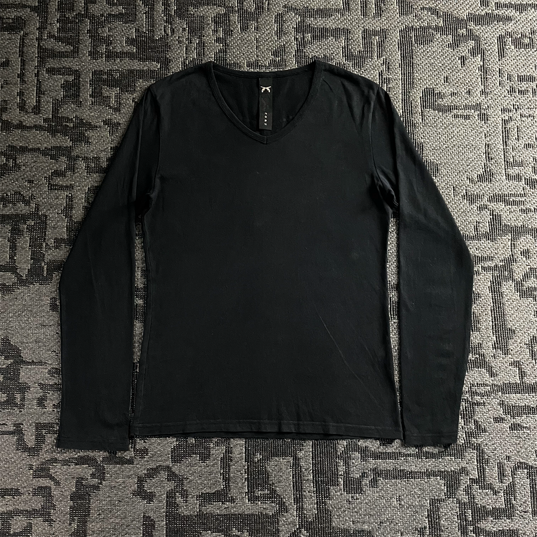 Roar Guns Swarovski Cross Gun Long Sleeve Black