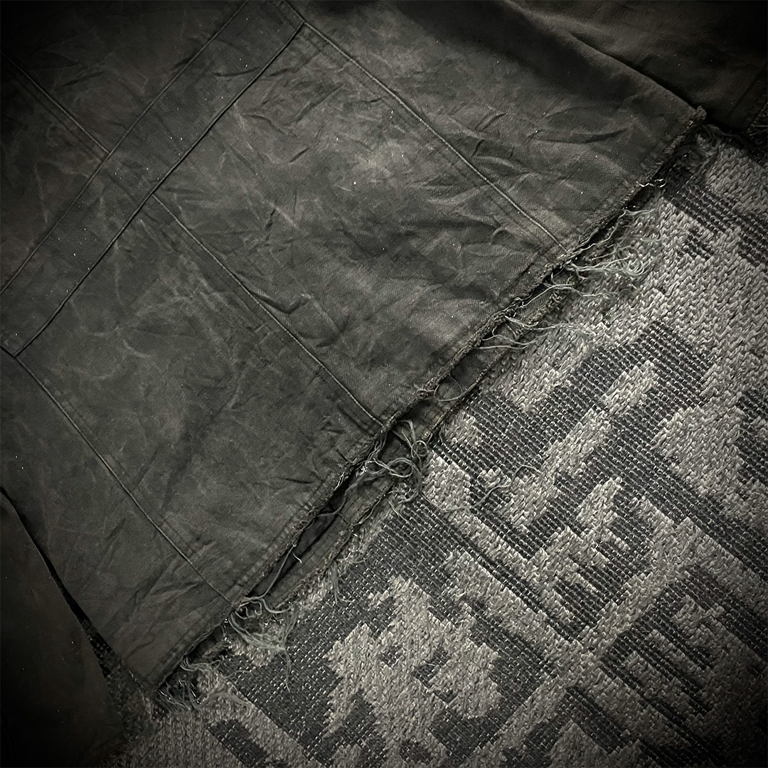 Custom Culture Glitter Distressed Denim Jacket