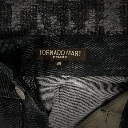 Tornado Mart Femme Floral Pattern Boot Cut Flared Pants