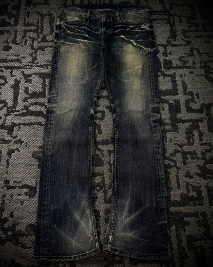 Jackrose Vintage Whiskered Fade J-Cut Denim