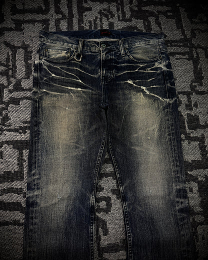 Jackrose Vintage Whiskered Fade J-Cut Denim