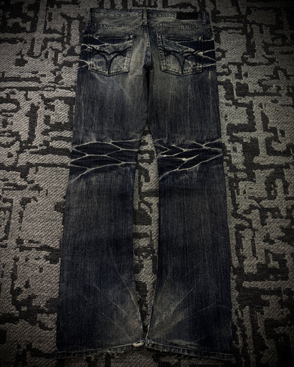 Jackrose Vintage Whiskered Fade J-Cut Denim