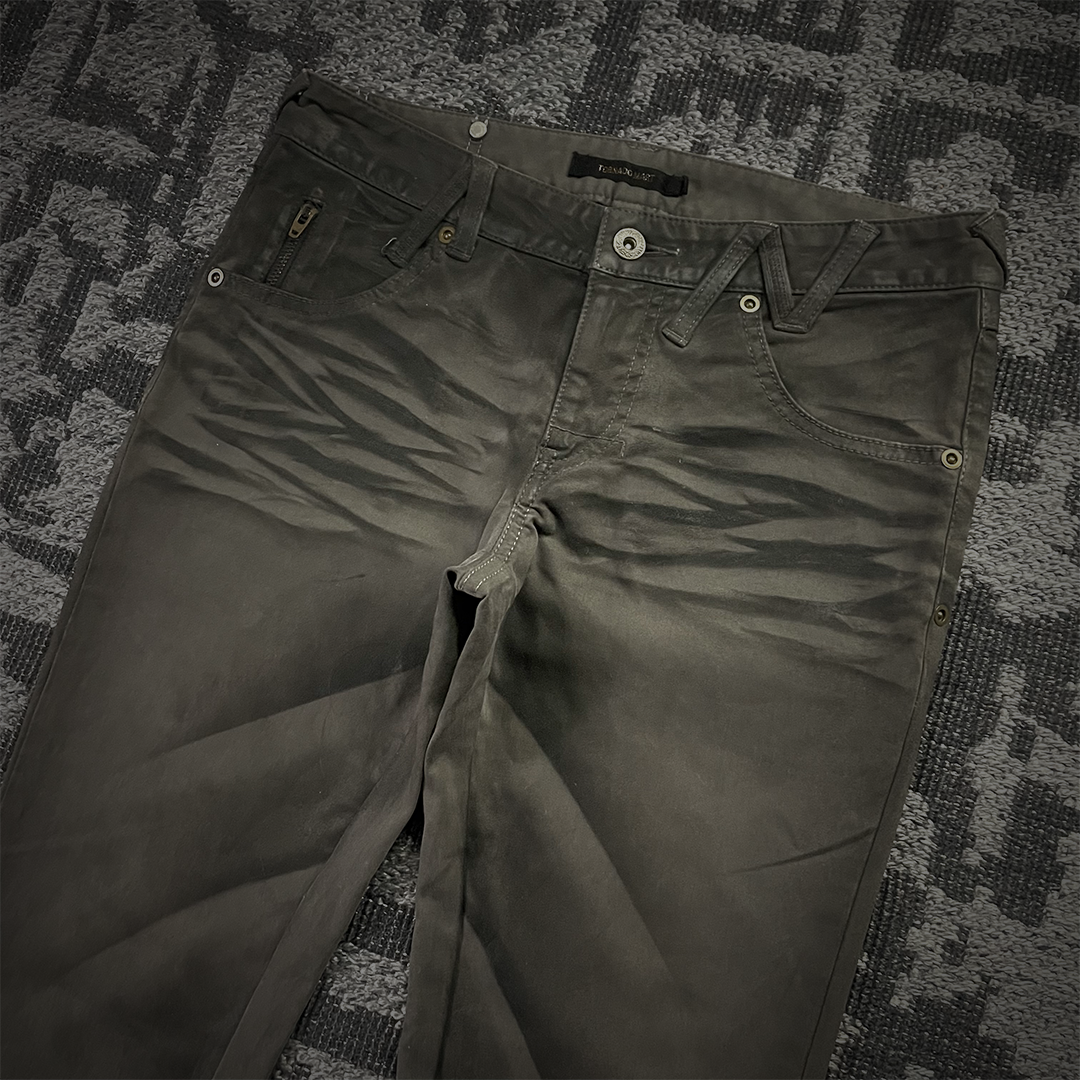 Tornado Mart Smoke Wash Spring Skinny Pants