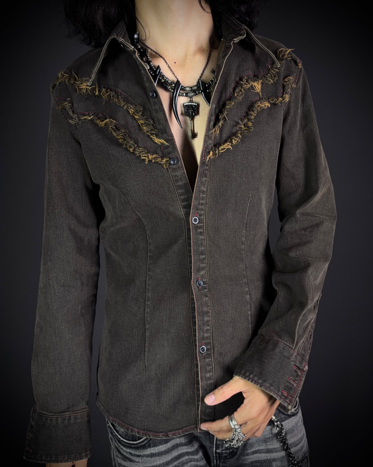 Tornado Mart Distressed Western Shirt