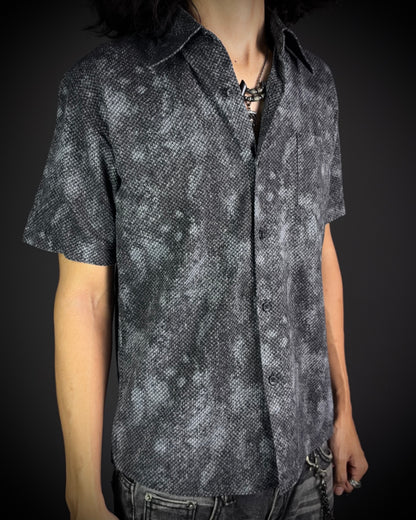 Tornado Mart Snake Pattern Short Sleeve Shirt